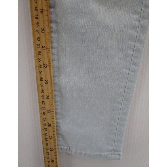 Frame Jeans 28 Le Skinny De Jeanne Denim Stretch Pants Light Wash - Picture 5 of 11